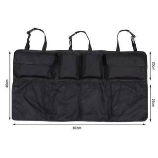 Túi lưu trữ cốp xe mpv Xe địa hình Hai ngăn suv Túi lưới đa chức năng Túi lưu trữ Túi treo