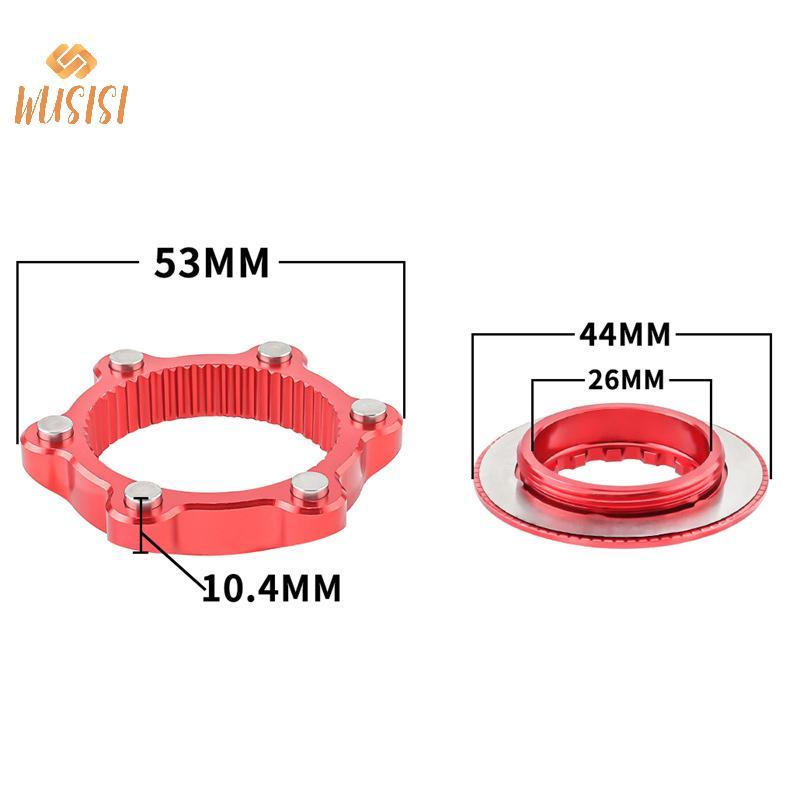 Adapter WUSISI cho xe đạp leo núi Centerlock, chuyển đổi 6 bu lông phanh đĩa, phụ kiện mới
