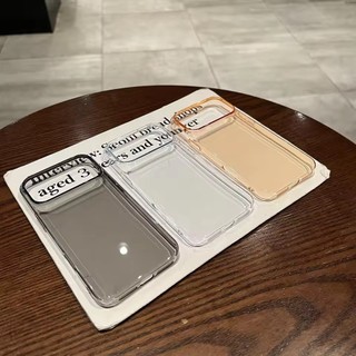 [JLK] Ốp Điện Thoại Trong Suốt Siêu Mỏng Cho iPhone 17Air 17 Pro 16 15 14 13 Pro Max Vỏ Cứng Trong Suốt Mờ Chống Sốc