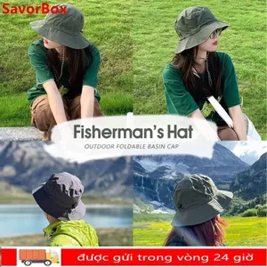 SavorBox Mũ Câu Cá Chống Nắng, Chống Thấm Nước và Tia UV - Phù Hợp Cho Cắm Trại Và Đi Bộ Đường Dài