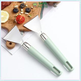Dụng cụ cạo vảy cá LEAFYHOME, Dụng cụ tẩy vảy cá nấu ăn mịn, Dụng cụ hải sản tay cầm bằng thép không gỉ ABS