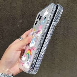 Ốp Silicon Khe Cắm Thẻ Trong Suốt Cho iPhone 17 16 15 14 13 12 11 Pro Max Ốp Lưng Điện Thoại CUTE C-CARES B-BEARS In Bảo Vệ Cho iPhone AIR 16E 16 15 14 Plus