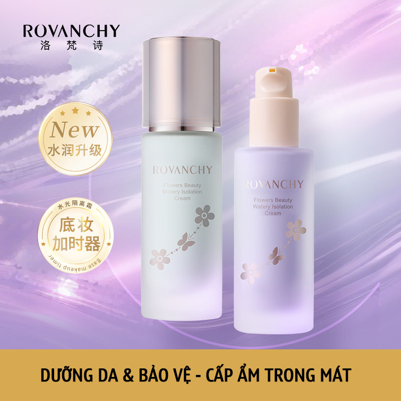 R604 Kem Lót Dưỡng Ẩm Hiệu Chỉnh Sắc Da ROVANCHY – Flowers Beauty Watery Isolation Cream (30g)