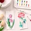 Bộ Tranh Màu Nước TUYỆT VỜI, 10 Tờ Đánh Dấu Trang Tô Màu DIY, Sáng Tạo 12 Màu Rỗng Quà Tặng Đánh Dấu Trang Bộ Tranh