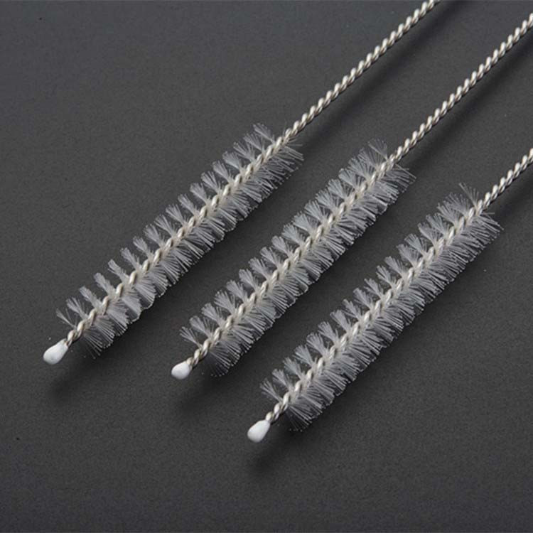 【24h】Chổi Cọ Inox Vệ Sinh Ống Hút - Bộ 5-10 Que Cọ Dài 23cm - Dụng Cụ Làm Sạch Ống Nước Mini