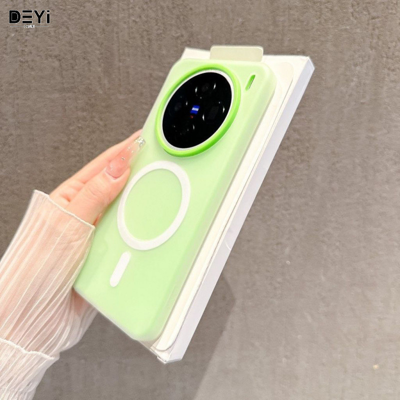Dành Cho Vivo x300 Ốp Lưng Điện Thoại x200pro Màu Sắc Đơn Giản Từ Mờ x100 Jelly Bảo Vệ 2 Trong 1