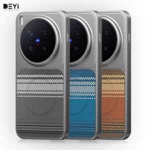Dành Cho Vivo x300 Ốp Lưng Điện Thoại pro Improper Góc Rộng Ngay Lập Tức Thay Đổi Sang Họa Tiết Kevlar Da Từ Trường Hợp Bảo Vệ