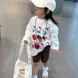 S188-[tomnaukid] Set áo thun dài tay hình MIC phối quần leggin beo cho bé gái size từ 9-40Kg