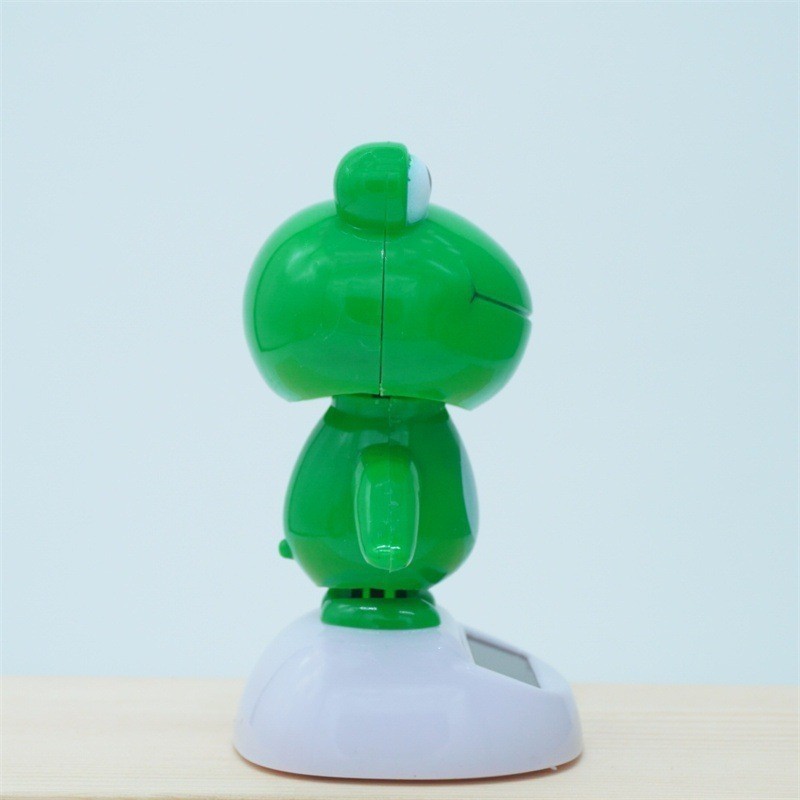 Đồ Chơi Ếch Bobble Nhảy Múa Bằng Năng Lượng Mặt Trời - Trang Trí Độc Đáo Cho Bảng Điều Khiển Xe Hơi