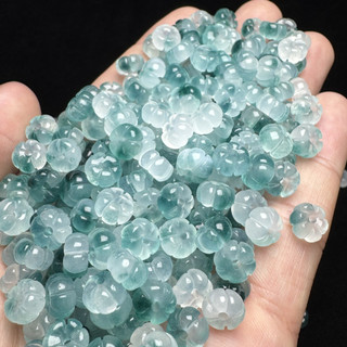 ((20 Hạt) Bí Ngô và Hoa Mai 8x5mm - Phụ Kiện DIY Vòng Tay