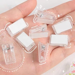 10 / 20 / 30 Cái Kẹp Trong Suốt Dính Đa Năng - DIY Treo Tường Poster Giấy Nhựa Kẹp Cố Định Đồ Dùng Học Sinh