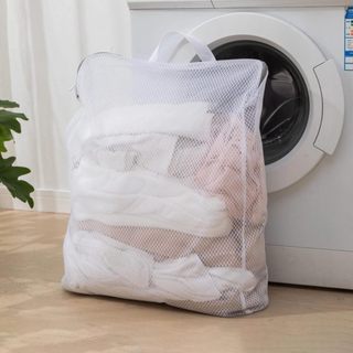Túi giặt lưới lưới mịn Kích thước lớn Sử dụng tại nhà Quần áo giặt Túi lưới Thích hợp cho đồ lót Đồ lót