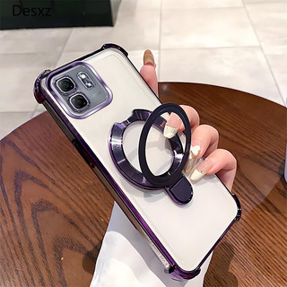 Ốp Lưng Silicon Cho infinix Smart 10 Smart 9 7 hot 50i tecno spark go 2023 itel S23 Plus x6531 Ốp Điện Thoại MỚI Vỏ Bảo Vệ Bốn Góc Có Giá Đỡ