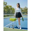 Bộ thể thao nữ, áo cộc tay mix váy xếp ly 3 lớp chơi pickleball, tennis, golf, cầu lông...