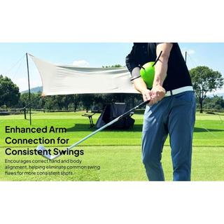 Dụng cụ tập golf swing với bóng kết nối di động - Huấn luyện viên xoay chuyên nghiệp hiệu quả