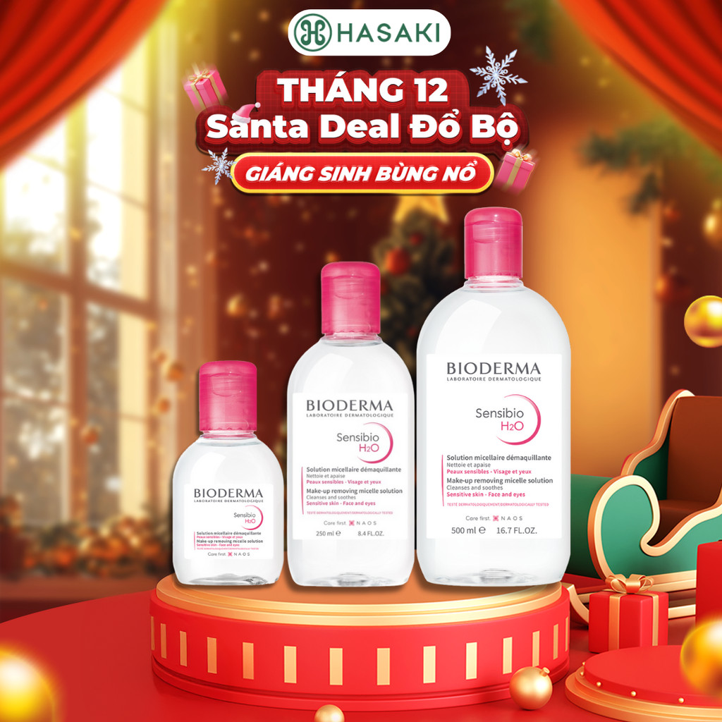 [DAILY] Nước Tẩy Trang Bioderma Dành Cho Da Nhạy Cảm Sensibio H2O Hasaki Chính Hãng