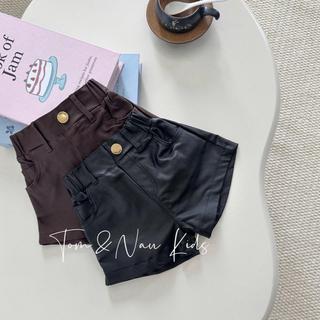 Q25-[tomnaukids] Quần short DA CO GIÃN FORM Ôm bé gái sang chảnh cực dễ phối đồ - Size 9-36Kg