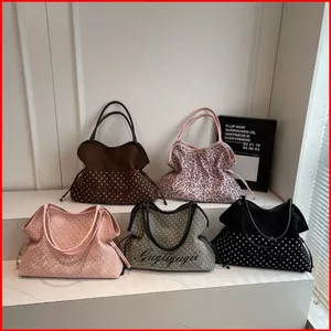 GC2 Nữ Phổ Biến Da Báo In Túi Tote Thông Thường Dung Tích Lớn Nách Túi Đeo Vai Túi Xách Di Động CG2