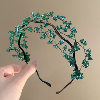 Vòng buộc tóc pha lê NCE, hạt dệt tinh tế - Style ngọt ngào dành cho bé gái