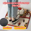 Thảm Chùi Chân Vải Lanh Dệt Cao Cấp GADI, Hình Chó Con Dễ Thương, Thảm Lau Chân Chống Trượt Trang Trí Cửa Ra Vào