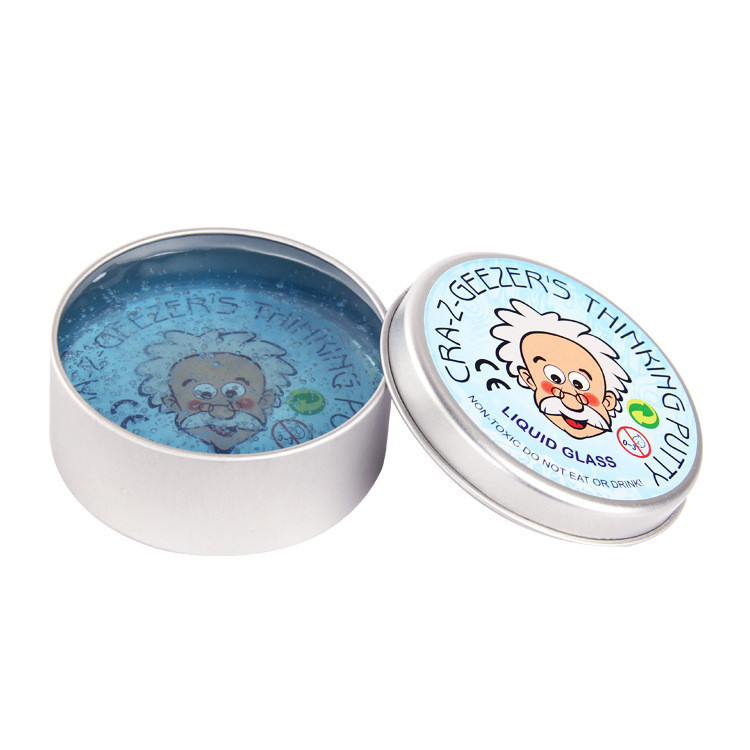 Trong Suốt Ông Già Bùn Thủy Tinh Bounce Bùn Thái Trong Suốt diy Handmade Slime Pha Lê Bùn Giải Nén