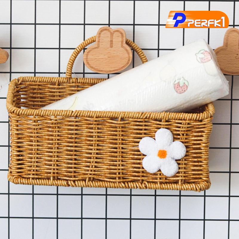 Giỏ đựng đồ treo Hộp đựng cây treo tường có tay cầm treo