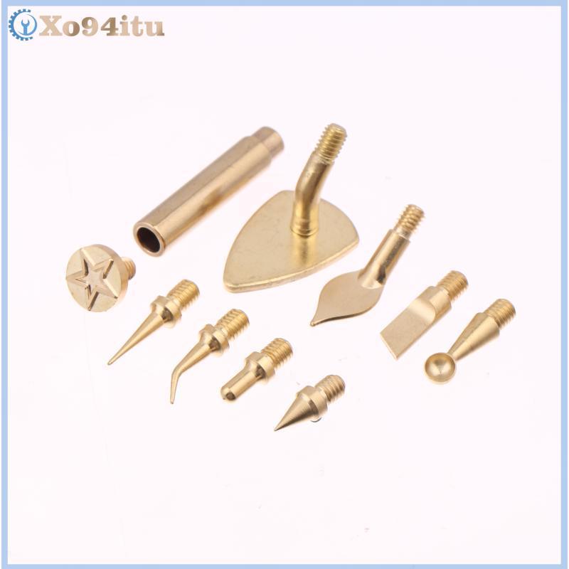 XOITU 7 / 9 / 10 Cái Đầu Sắt Đai Ốc M2 M3 M4 M5 M6 M8 Đồng Ren Nhúng Bộ Dụng Cụ Cho Nhựa Máy In 3D Hàn Sắt VN