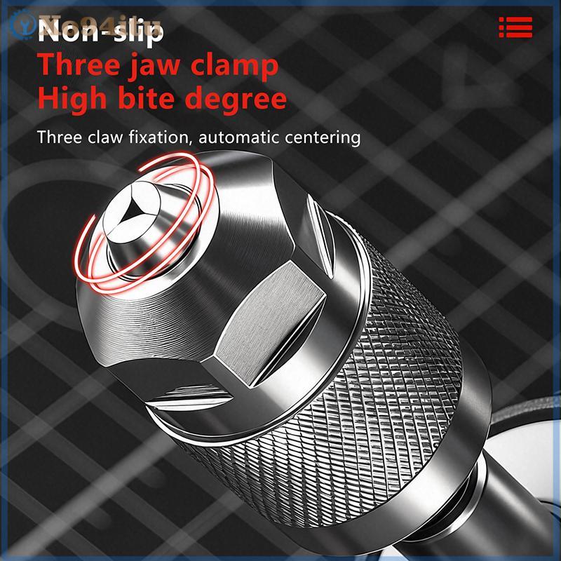 XOITU Thay Đổi Nhanh Tay Cầm Lục Giác Tua Vít Bộ Chuyển Đổi Mũi Khoan Điện Collet Chuyển Đổi Nối Dài Dụng Cụ Mài Điện VN