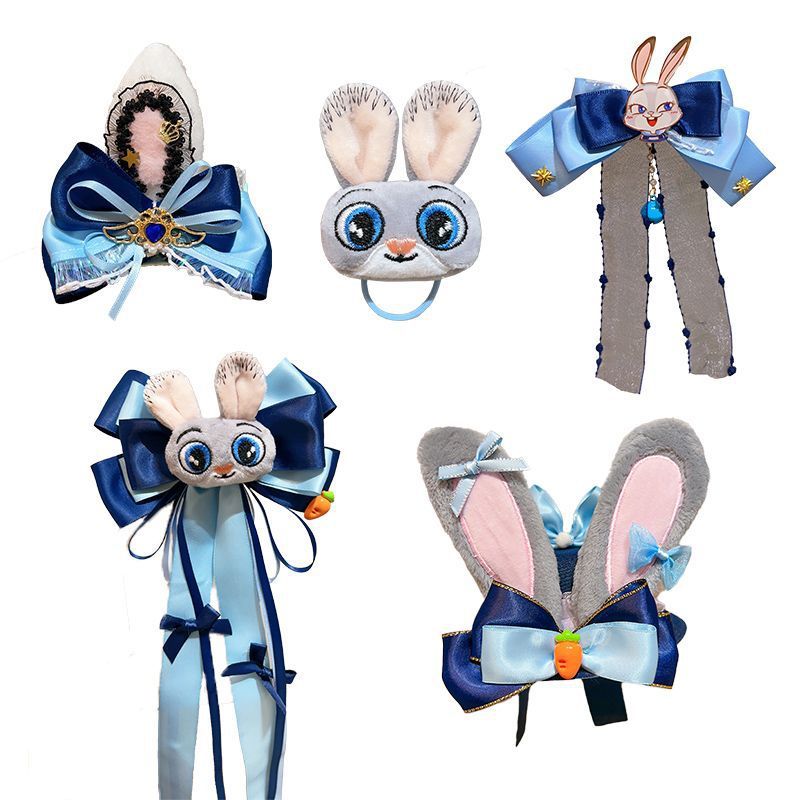 YT4 Mũ Chụp Hình Phong Cách Judy Rabbit từ Zootopia - Tai Thỏ Cute, Phụ Kiện Tóc Hấp Dẫn