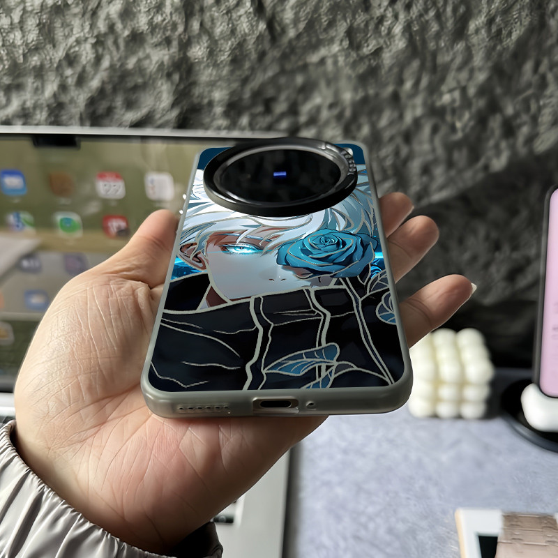 ‌Jujutsu Kaisen‌ Ốp Điện Thoại GOJO SARORU Micro Matte Cho Vivo X300 Pro X200 Ultra X200 Pro X100S Pro X200S X100s X100 Pro X90 X80 X70 Vỏ Vivo Chống Sốc