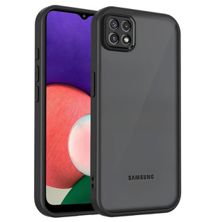 Dành Cho Samsung Galaxy A22 5G / A22s 5G Ốp điện thoại Cứng Mờ Da-Cảm Giác Mềm Khung TPU Chống Sốc Mỏng