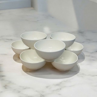 Set 20 Chén Set 10 Chén dày Bát Ăn Cơm Sứ Trắng Trơn hàng dày 11cm [BẢO HÀNH BỂ/VỠ]