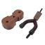 Gắn tường Violin SMILE​, ​Có móc nơ hình Violin ​Móc treo đàn Violin​, Lưu trữ & trưng bày phụ kiện thiết yếu​ Gỗ ​Giá đỡ nơ Thích hợp để sử dụng tại nhà và phòng thu