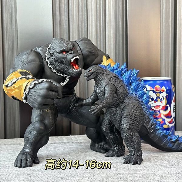 [Đồ chơi] Store Bán chạy Siêu lớn gầm thét Godzilla Armor King Kong Gorilla Model Ultraman Doll Quà tặng năm mới 7QG8