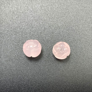 ((20 Chiếc) Ngọc Rời Hạt Morganite 8 Mm Hồng Sen Hạt Tự Làm Vòng Tay Phụ Kiện