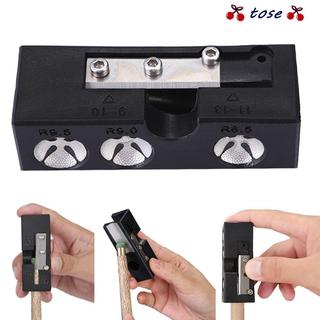 TOSE Cue Tip Shaper - Bộ công cụ sửa chữa và điều chỉnh đầu que bi-a 10 trong 1, phù hợp cho người chơi snooker và bi-da