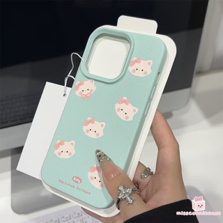 Ốp Lưng Cho Iphone 17 11 12 13 16 14 15 Pro Max Air 14 15 16 Plus XS X XR MAX Đơn Giản Dễ Thương Ngọt Ngào Họa Tiết Mèo Con Cảm Giác Da Da Họa Tiết