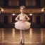YUUKII Bé Gái Ballet TuTu Đầm, Váy Ba Lê Trẻ Em Fluffy Sequin, Dây Đeo Chéo Chuyên Nghiệp Dài Tay Trang Phục Khiêu Vũ Ballerina Cổ Tích Đầm Tập Gymna