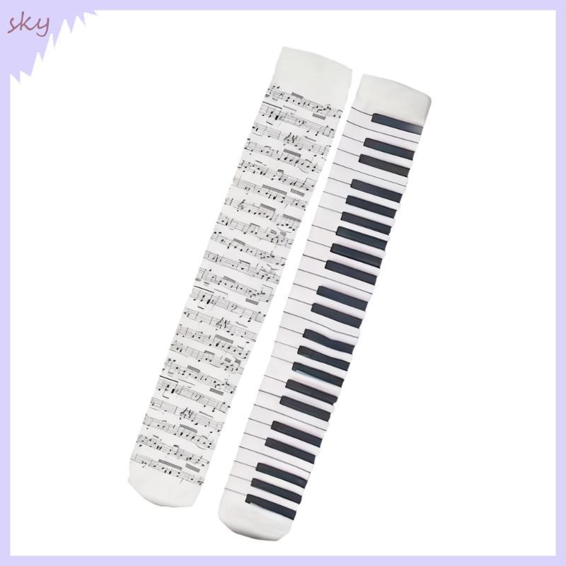 Tất Cotton Phong Cách Thủy Thủ và Đàn Piano Mắt Cá, Phù Hợp cho Phụ Nữ