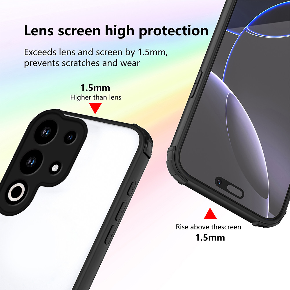 Ốp lưng itel S26 Ultra Vỏ bảo vệ bốn góc Vỏ trong suốt cho vỏ điện thoại itel S26 Ultra