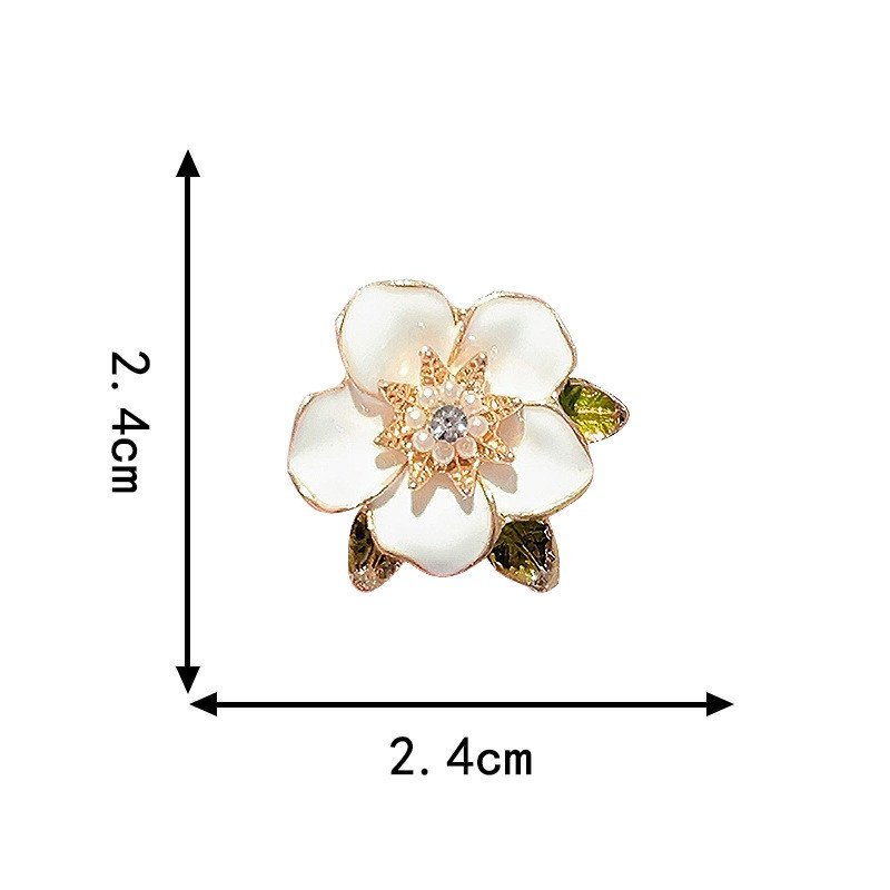Trâm Cài Hoa Camellia Phong Cách Nhật Bản, Chống Chói - Phụ KiệnCorsage Sang Trọng