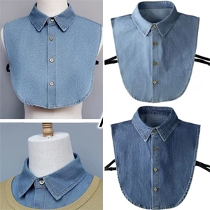 Treeling Thiết Thực Quần Jean Giả Cổ Áo Dễ Dàng Đính Kèm Phương Pháp Cổ Thời Trang Hoàn Hảo Cho Công Sở Du Lịch Mặc Hàng Ngày