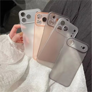 [JLK] Ốp lưng trong suốt mờ siêu mỏng sang trọng cho iPhone 17 Air 17 Pro Max Vỏ bảo vệ chống sốc thân thiện với da PP mềm