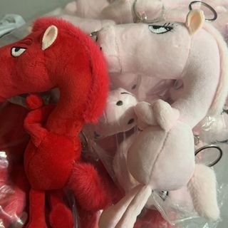 CLEARLINE Sang Trọng Pony Móc Khóa, 2026 Ngựa Linh Vật Hoạt Hình Ngựa Sang Trọng Búp Bê, Sang Trọng Năm Ngựa Linh Vật Búp Bê