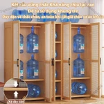 【Bảo hành trọn đời】tủ quần áo tủ gỗ 4 cánh Áo Lắp Ghép Tủ quần áo lớn đa năng tủ treo quần áo tủ áo quần，Dễ Lắp Ráp — ảnh 5