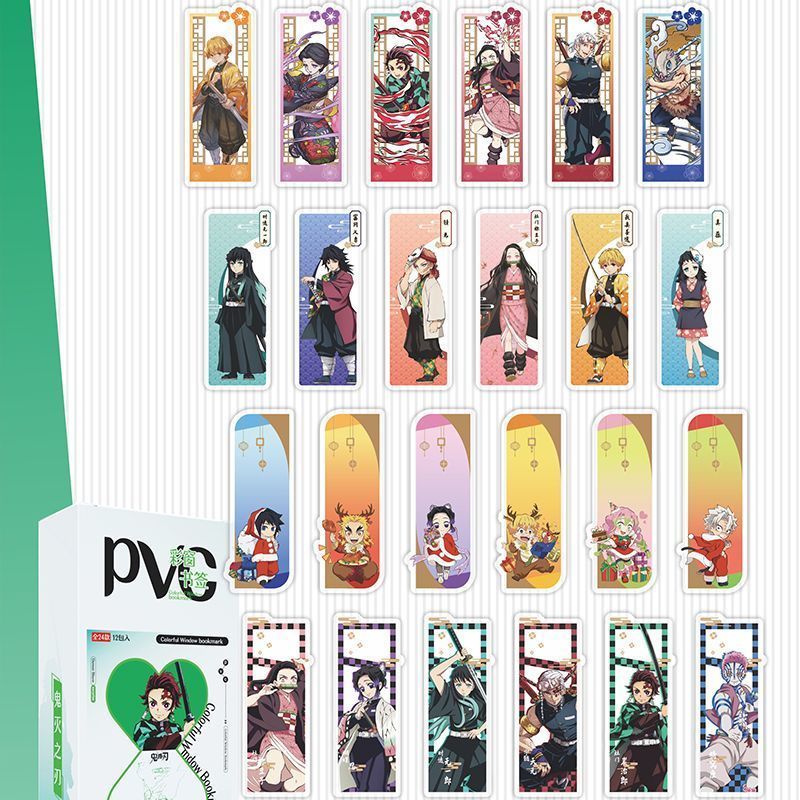 Anime Bookmark Blind Box – Demon Slayer Acrylic Standees, Photocard Mini Prints, Vé, Sưu Tập Huy Hiệu Kẹp Quyến Rũ Văn Phòng Phẩm Quà Tặng Cho Học Sinh & Người Hâm Mộ Anime