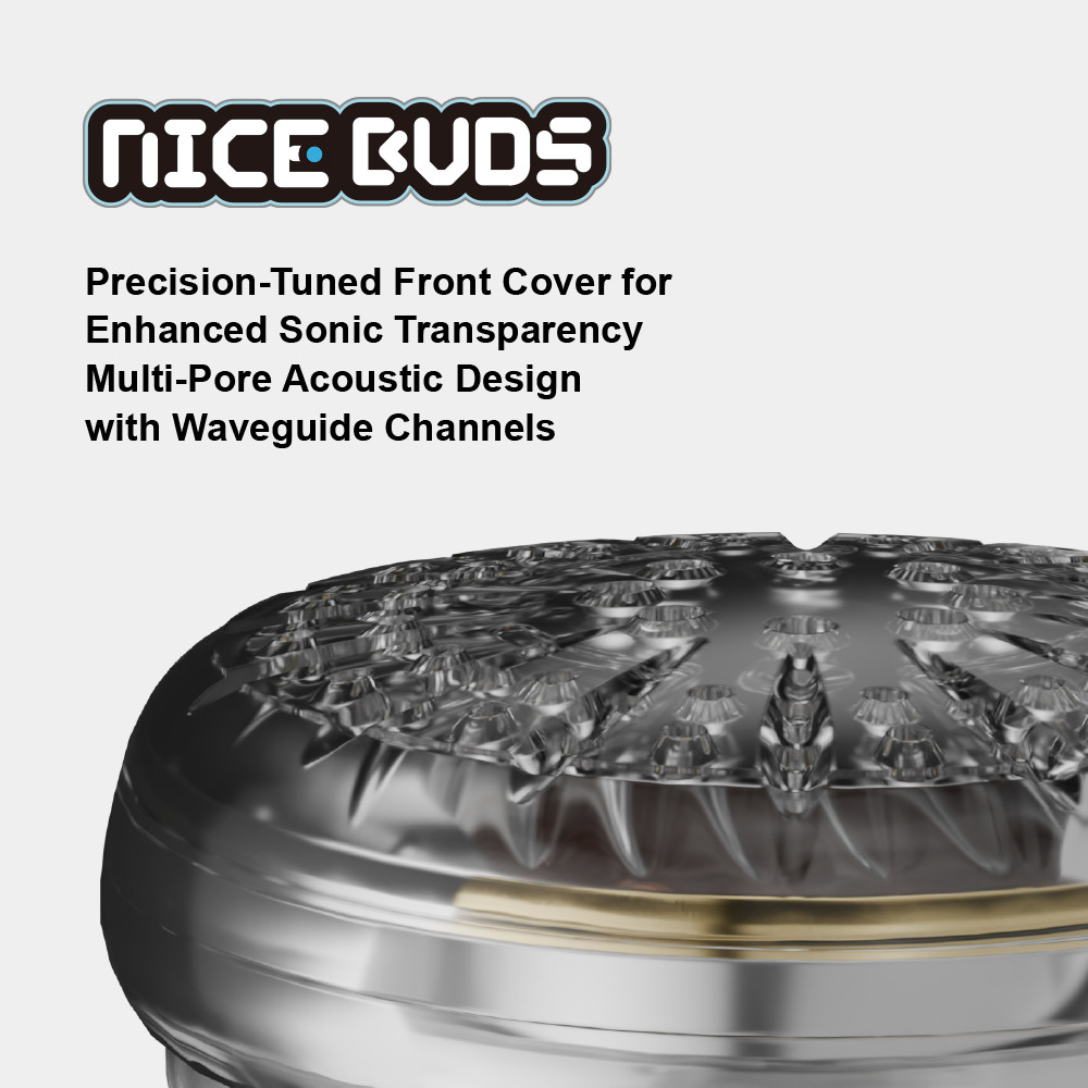 Tai nghe MOONDROP NICEBUDS 15.4mm Trình điều khiển năng động lớn Tai nghe đầu phẳng NICE BUDS MX500 Nâng cấp