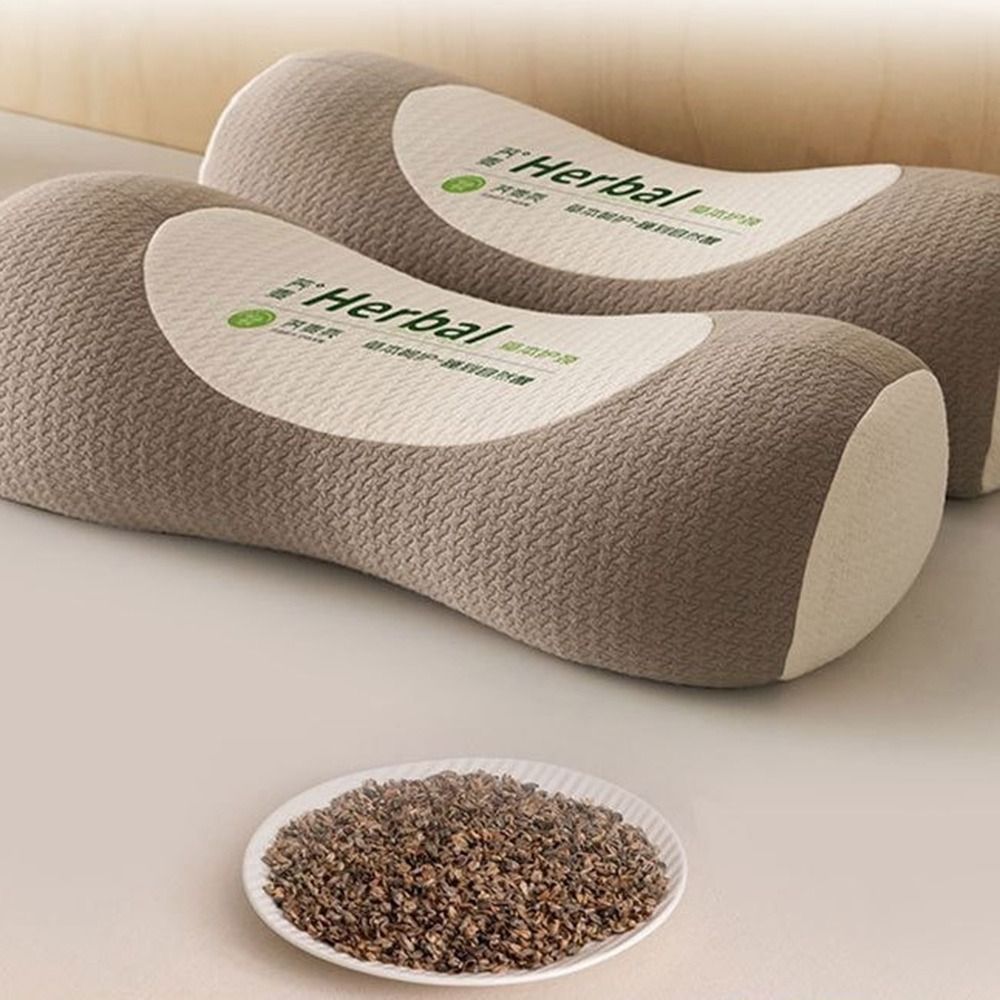 Gối cột sống WOODNEST, Gối kiều mạch hình trụ thoáng khí, Giảm đau cổ chống vòm di động giúp kéo giấc ngủ Gối cổ tử cung cho người lớn