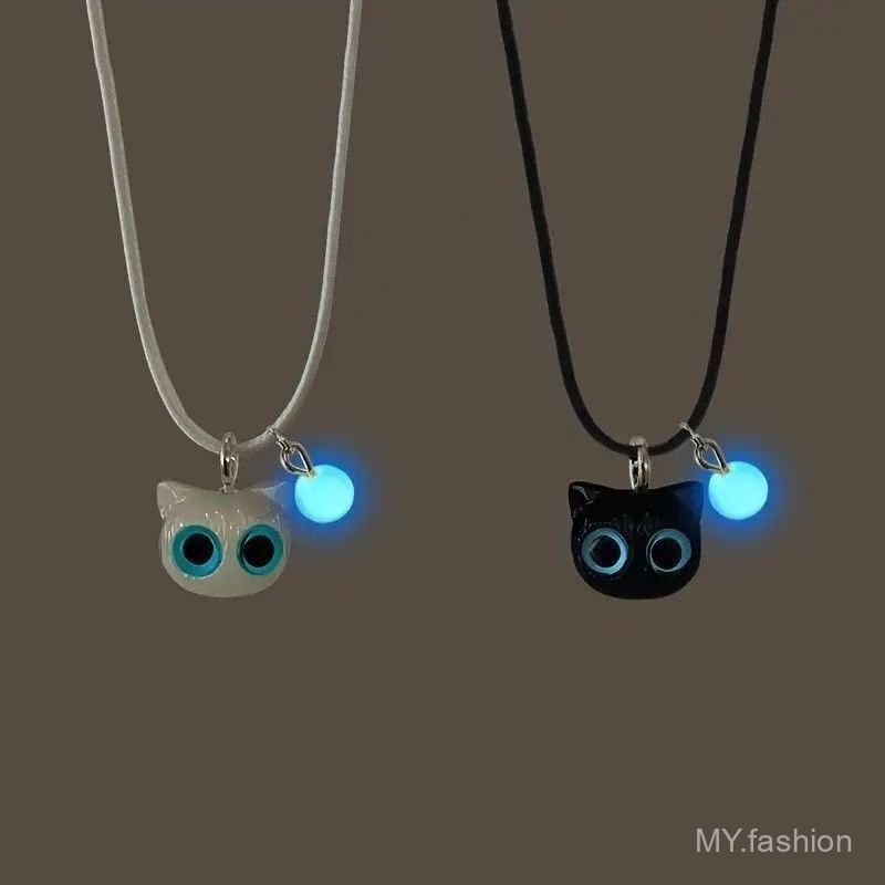 Vòng tay và vòng cổ mèo dạ quang handmade -Perfect choice for female students