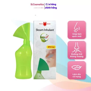 Bình nhựa xông tinh dầu Eagle Brand Steam Inhalant - Dụng cụ hỗ trợ xông hơi tiện lợi dùng kèm tinh dầu